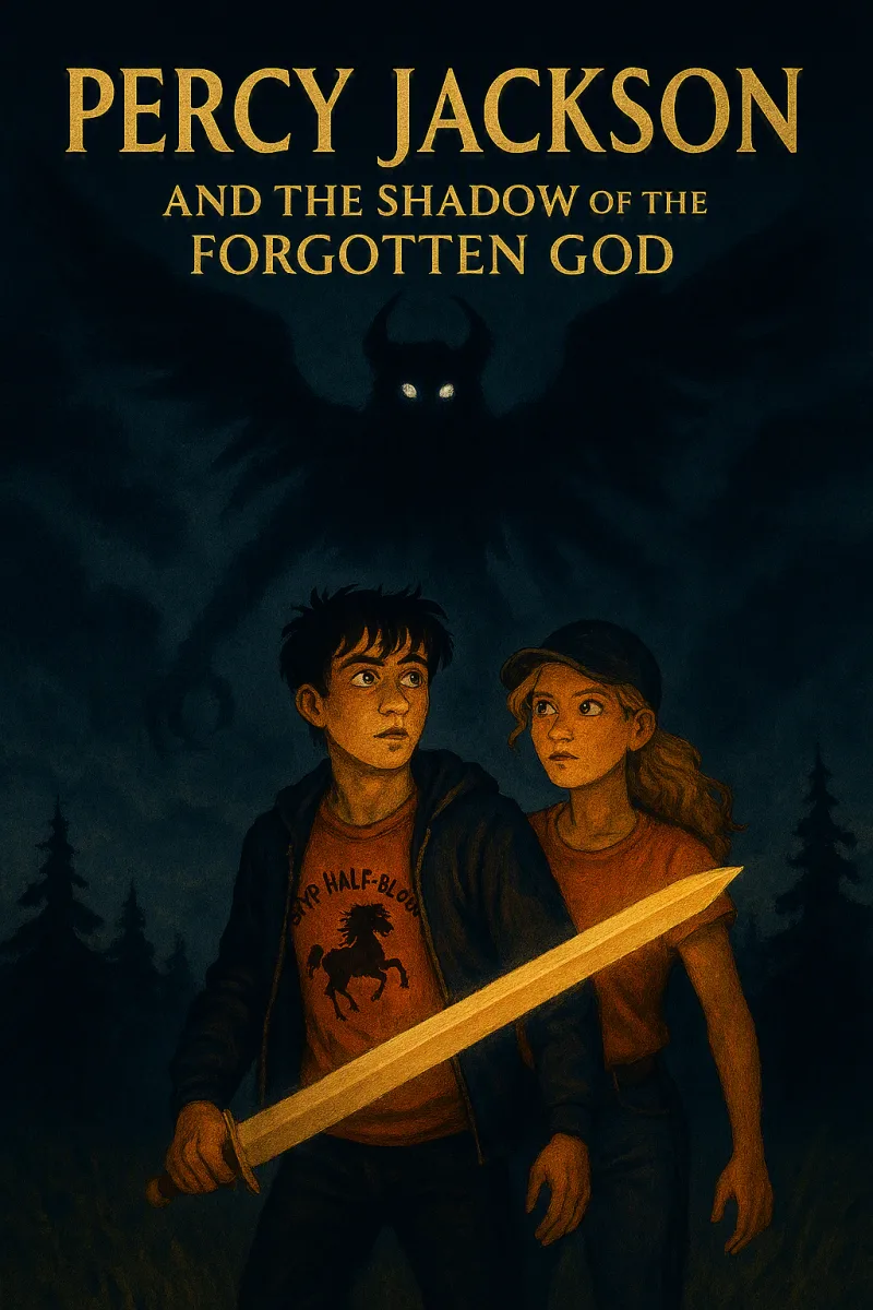 Percy Jackson and the Shadow of the Forgotten God cover